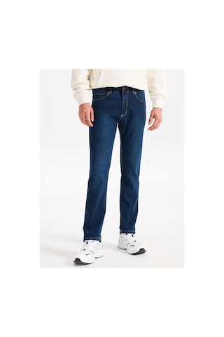 Lee Normal Bel Slim Fit Mavi Erkek Denim Pantolon Mavi Denim Pantolon-l72a00014cr