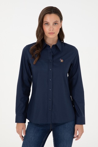 U.s. Polo Assn. Kadın Lacivert Gömlek Basic 50295710-vr033 Lacivert