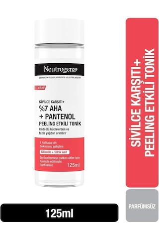 Neutrogena Sivilce Karşıtı Peeling Etkili Tonik 125 ML