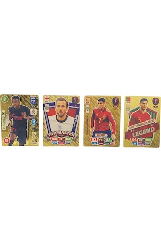 Futbolcu Kartları - Plastik Gold Kart - World Player - Zqj55
