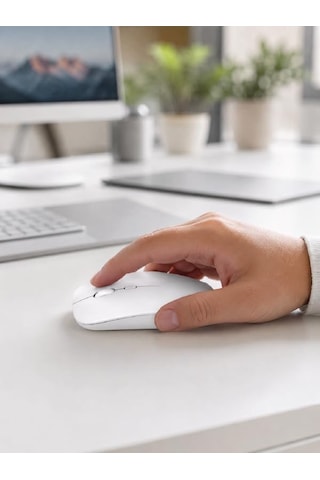 Bluetooth Kablosuz Wireless Mouse Şarjlı Sessiz Ergonomik 5000 Dpı Fare Genel