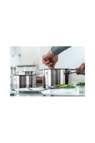 Zwilling Twin Pro 18/10 Paslanmaz Çelik, 5 Parça Tencere Seti Açık Bakır