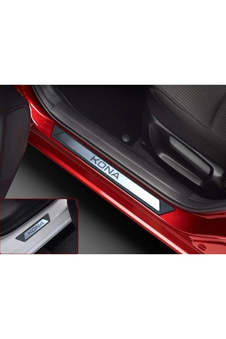 Hyundai Kona Krom Kapı Eşik Koruması 2019 Ve Üzeri 4 Parça Kgagesık00104