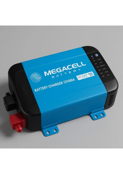 Megacell 12v 60 Ah Akıllı Lifepo4 Şarj Cihazı