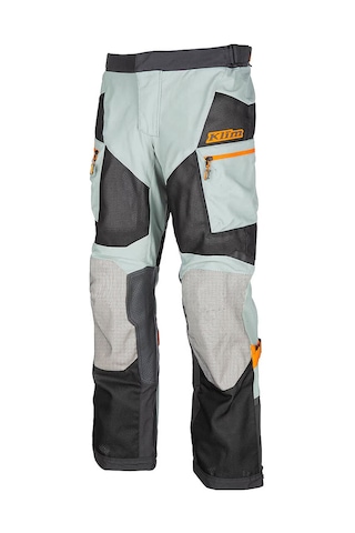 Klim Baja Korumalı Motosiklet Pantolonu Kısa Bacak Gri Siyah Oranj Gri / Siyah / Oranj