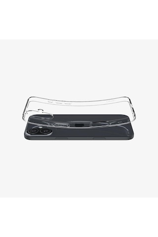 Spigen Apple Uyumlu iPhone 16 Plus İle Kılıf Crystal Flex Space Crystal Şeffaf