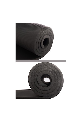 Lexroo Delta Konfor Zemin 10 Mm Taşıma Askılı Pilates Minderi Yog Antrasit