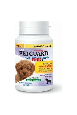 Petguard Yavru Köpek Immunis Plus 100 Tablet