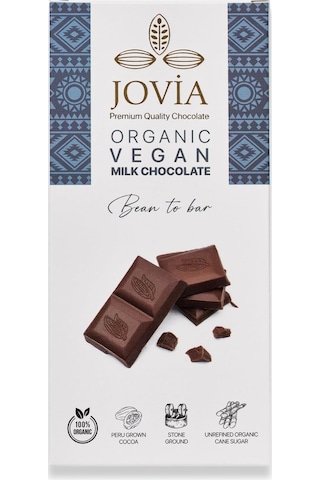 Jovia Organik Vegan Sütlü Çikolata 85gr-2683