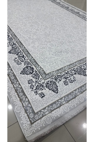 Safyün Halı Kadife Kf512 Gri 200 X 290 Renkli