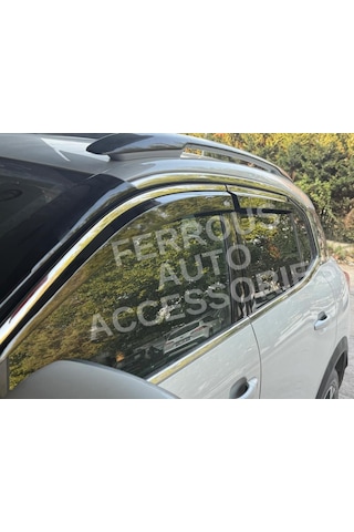 Citroen C5 Aircross Niken Kromlu Cam Rüzgarlığı 4lü Set 2017 Ve Üstü