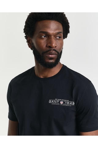 Gant Erkek T-shırt 2044017-005 Siyah