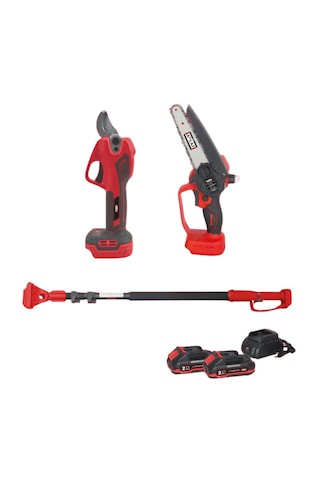 Attlas Atb 21 3'lü Bahçe Set-2 Teleskobik Sap+32 Mm Budama Makası+budama Testeresi A0104183