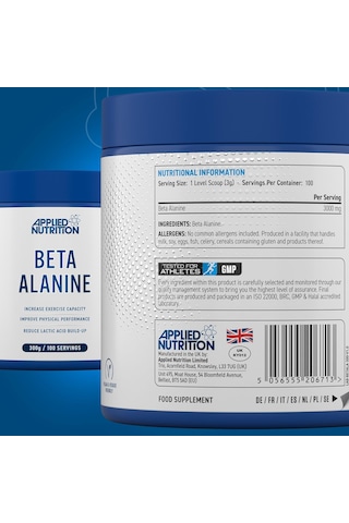 Applied Nutrition Beta Alanine Preworkout 3000mg 100 Servings Aromasız