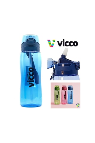 Vicco Su Matarası Kilit Kapak Trian Darbeye Isıya Dayanıklı Lacivert