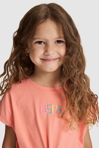 U.s. Polo Assn. Kız Çocuk Mercan Tişört 50325634-vr204 Coral