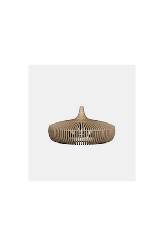 Clava Dine Sarkıt Lamba, Meşe Ahşap, E27 Led Ampul 43 Cm Çok Renkli