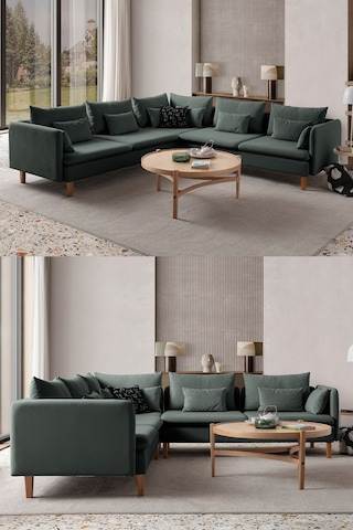 Flexy L Köşe Takımı Yeşil