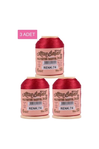 Jenerik 3 Adet Altınbaşak Oya Ve Dantel İpi 20 Gr - Royaleks - No: 074