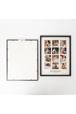 Unutulmaz Anlarımız 12 Fotoğraf Baskılı Yapışkan Çerçeve 327766