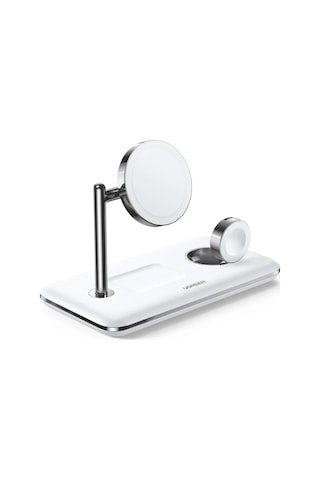 Ugreen 3 Ü 1 Arada Apple Uyumlu iPhone Airpods iOS Watch Magsafe 25w Kablosuz Şarj Cihazı Stand
