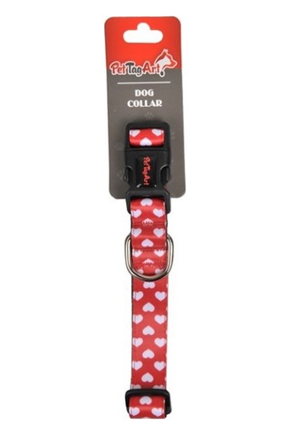 Pettagart Kalpli Kırmızı Kedi/köpek Boyun Tasması Çok Renkli