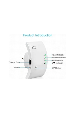 Novahub Kablosuz Wi-fi Genişletici - 2.4 Ghz, Kolay Kurulum, Güçlü Bağlantı
