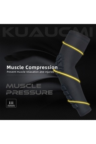 Shineyee Xl Siyah Boks Ve Dövüş Sporları İçin Dirsek-forearm Çift Zırhlı Koruyucu Kolluk Tek Adet