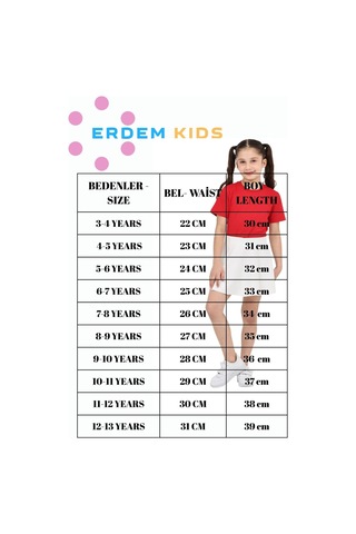 Erdem Kıds Kız Çocuk Siyah Skuba Kloş Havuç Dilimi Günlük, Bayramlık, Gösteri, Parti, Özel Gün Okul Etek Kırmızı Kırmızı