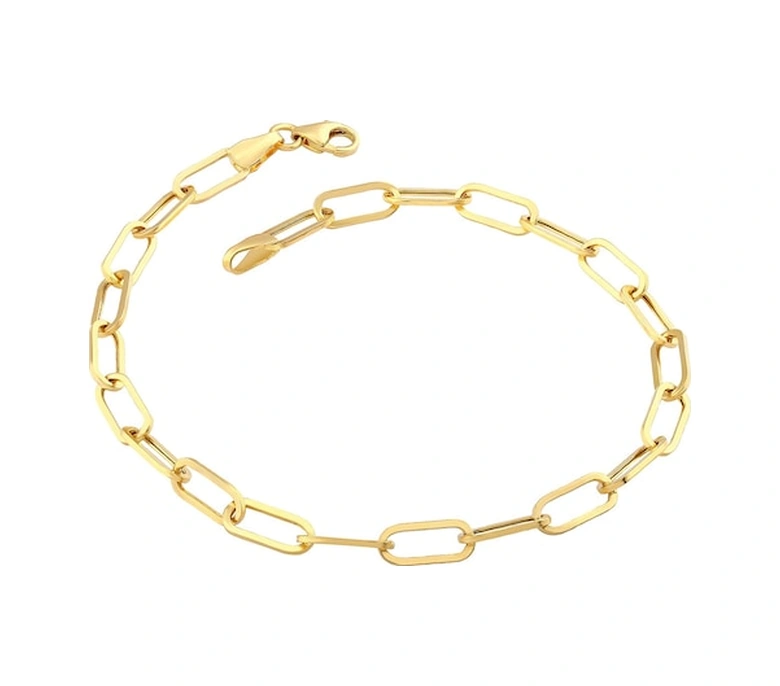 Agakulche Ataç 4 Mm Altın Bileklik Renkli