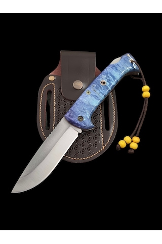 N690 Böhler Çelik Kampçı Avcı Cep Çakısı Çok Renkli