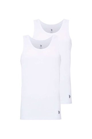 U.S. Polo Assn. Erkek Beyaz 2 Li Atlet 80188 Beyaz