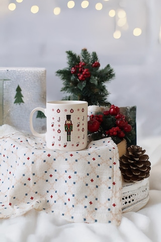 Keramika New Year Kurşun Asker Kupa 10 Cm Çok Renkli