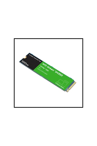Wd Green Sn350, Wds500g2g0c, 500gb, 2400/1500, Gen3, Nvme Pcıe M.2 2280, Ssd