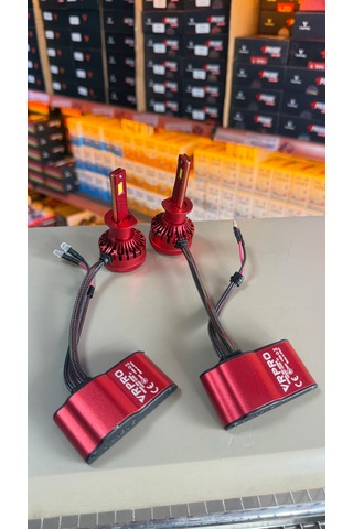 Vr Pro H1 Speedpremium 80w 25000lm Led Far Ampulü Fanlı Soğutma Profesyonel Aydınlatma 2 Adet
