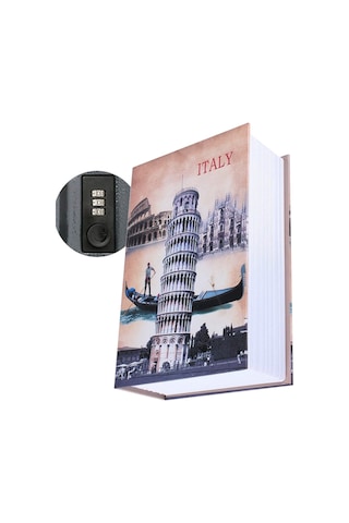 Mühlen Secret Italy 180 Orta Boy Kitap Şekli Gizli & Şifreli Kasa