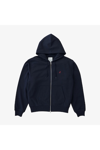 Gramicci One Point Hooded Zip Erkek Lacivert Sweatshirt G310-ft Lacivert