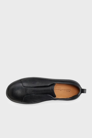 Santoni Deri Sneaker Ayakkabı Erkek Ayakkabı Mbcd22211neatckan01 Siyah