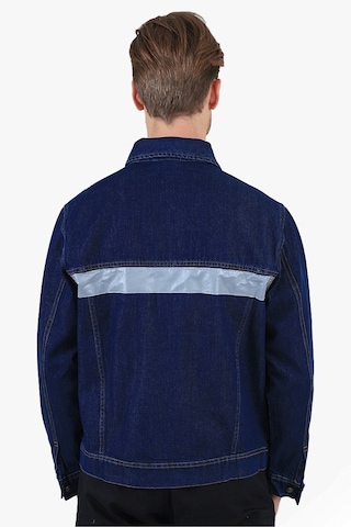 5 Cm Reflektörlü Kot Mont Lacivert