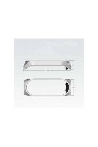 Xiaomi Mi Band 3 Uyumlu Krd-06 Metal Mkst Kordon-gümüş