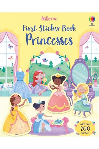 First Sticker Book Princesses (First Sticker Books)- Usborne