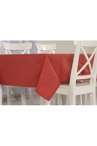 Düz Masa Örtüsü Kiremit