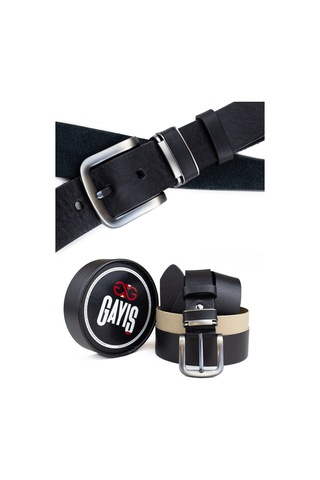 Özel Kutu Metal Köprü Hakiki Deri Erkek Kot-kumaş Pantolon Kemeri