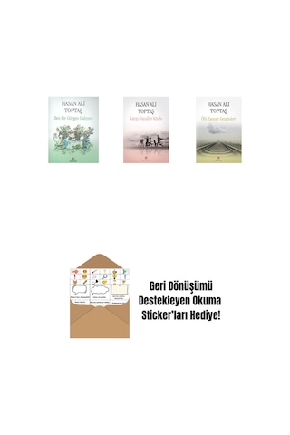 Ben Bir Gürgen Dalıyım + Kayıp Hayaller Kitabı + Ölü Zaman Gezginleri + Okuma Sticker'ları