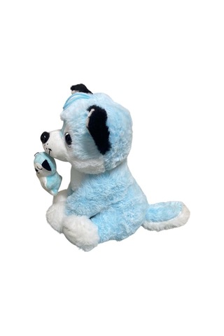25 Cm Yavrulu Pelüş Köpek 1292 Çok Renkli