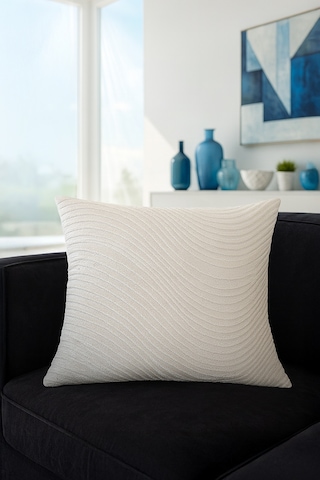 Kadife Kırlent Kılıfı Krem V1 45x55 Krem