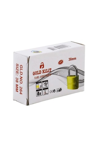 Gold Kilit Döküm Sarı Asma Kilit 50 Mm