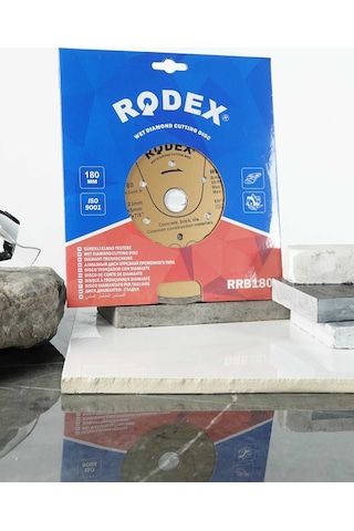 Rodex RRB180 Sürekli Tip Elmas Tuğla, Granit, Mermer Kesme Diski