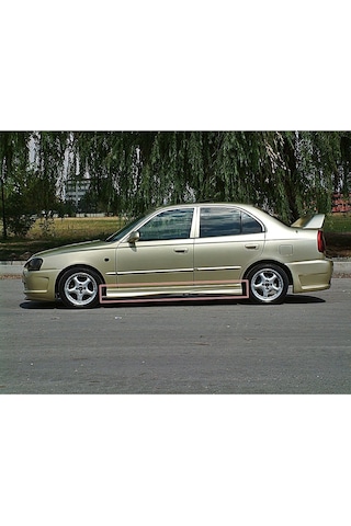 Hyundai Accent Milenyum Marşpiyel Sağ Sol Takım Fiberglass Boyasız