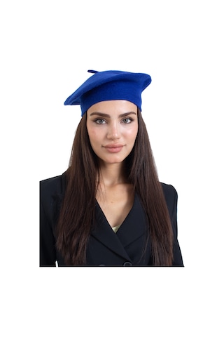 Ladycolor Fransız Keçe Bere Ressam Lacivert